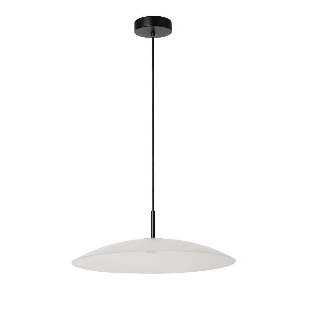 Lampe suspendue élégante Menga Ø verre blanc de 60 cm Premium by Lucide 5411212251152