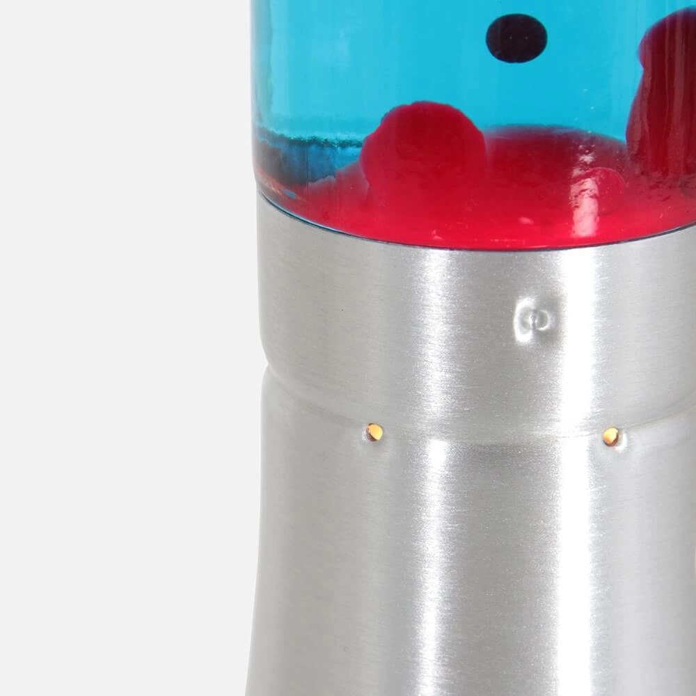 Lampe à lave en acier inoxydable Volcan cylindre Steinhauer 8712746147018