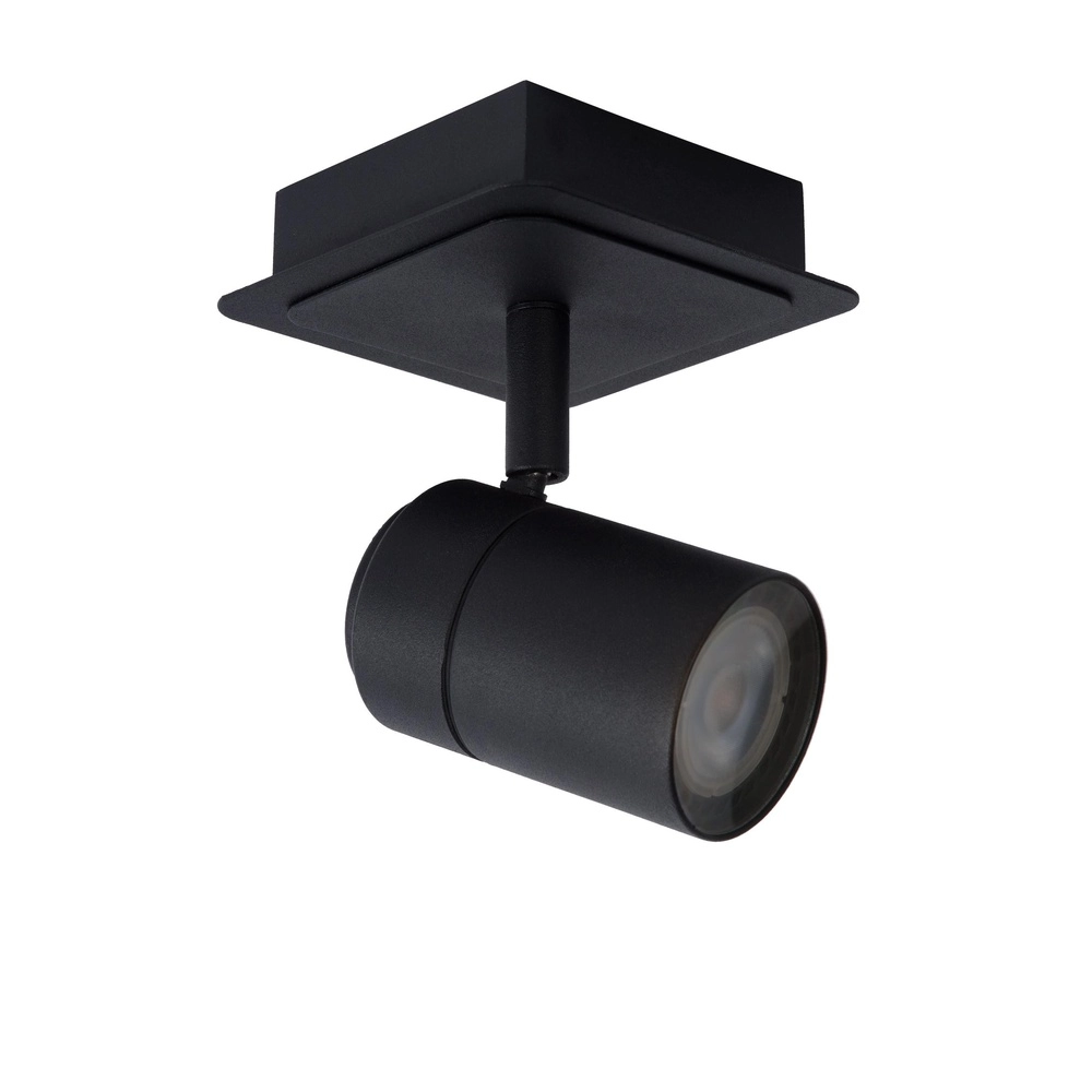 Projecteur de plafond Lennert IP44 noir