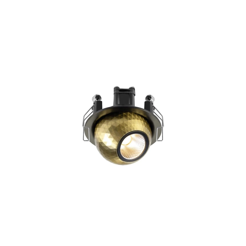 Spot encastré Dysko noir avec or SLV 4024163316712
