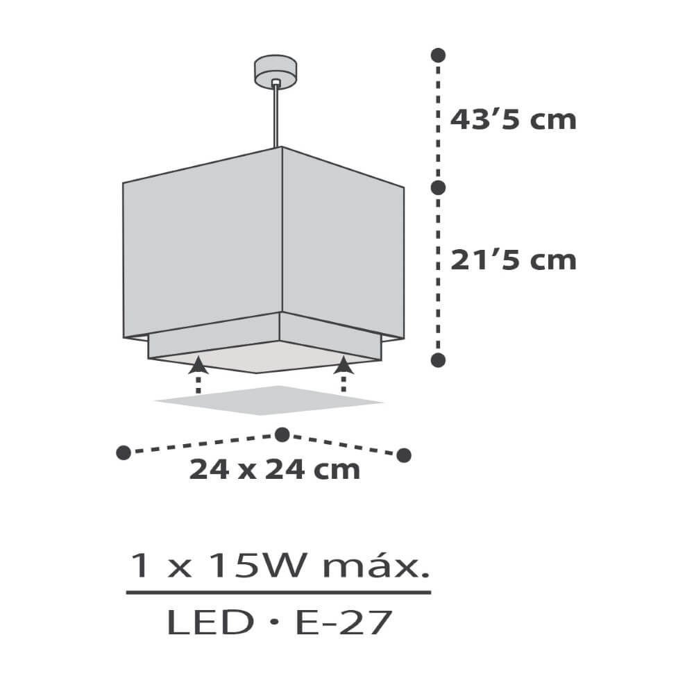 Lampe suspendue chambre d'enfant Little Pixel Dalber 8420406633725