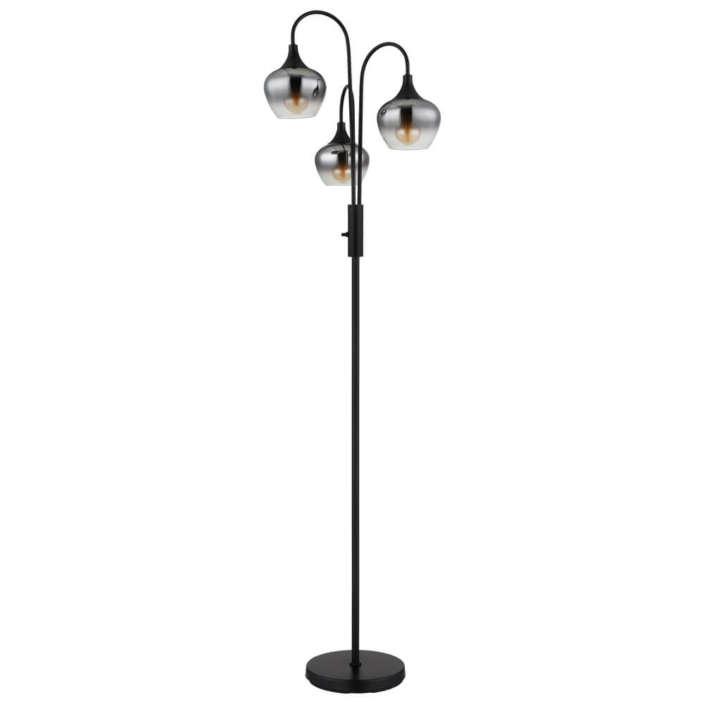 Lampadaire noir Maxy 3 lumières Globo 9007371462186