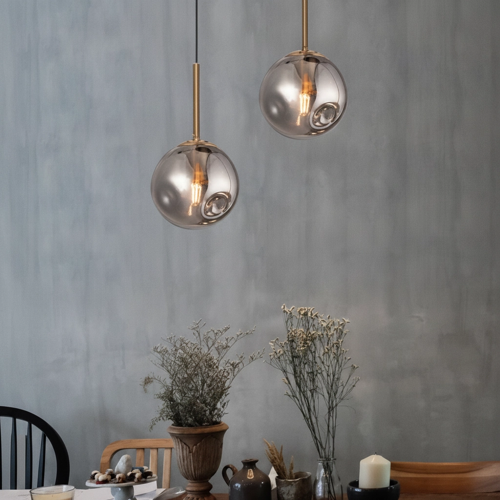 Suspension Spada Uniquement gris avec de l’or