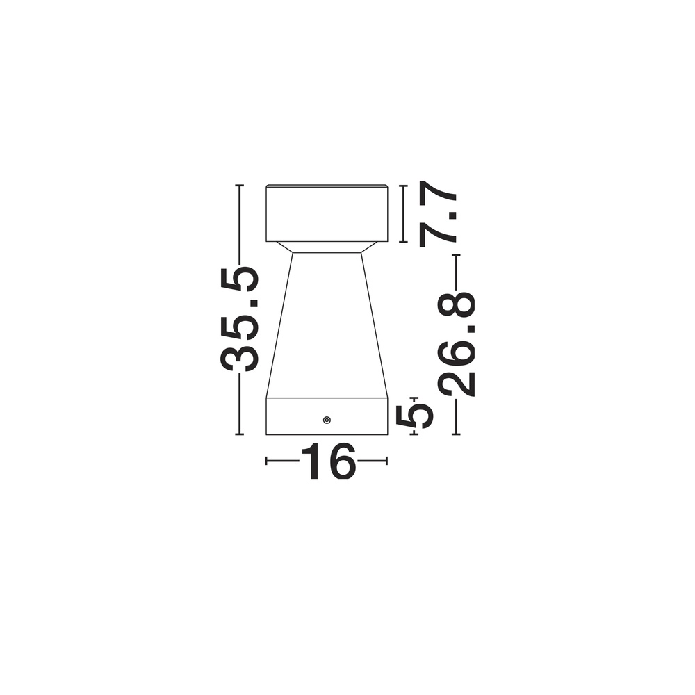 Lampe de jardin Lua 35,5 cm Lyora 5212017469106