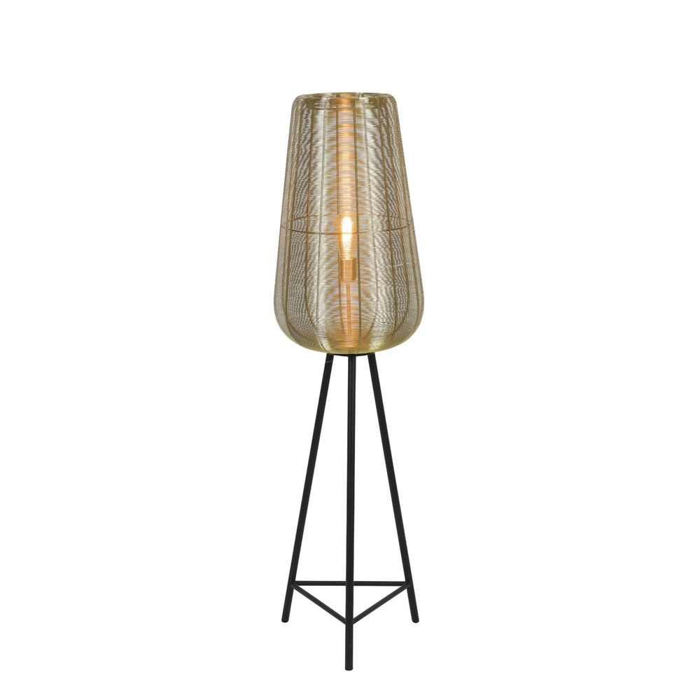 Lampe sur pied trépied Adeta Or 135cm Light & Living 8717807601294