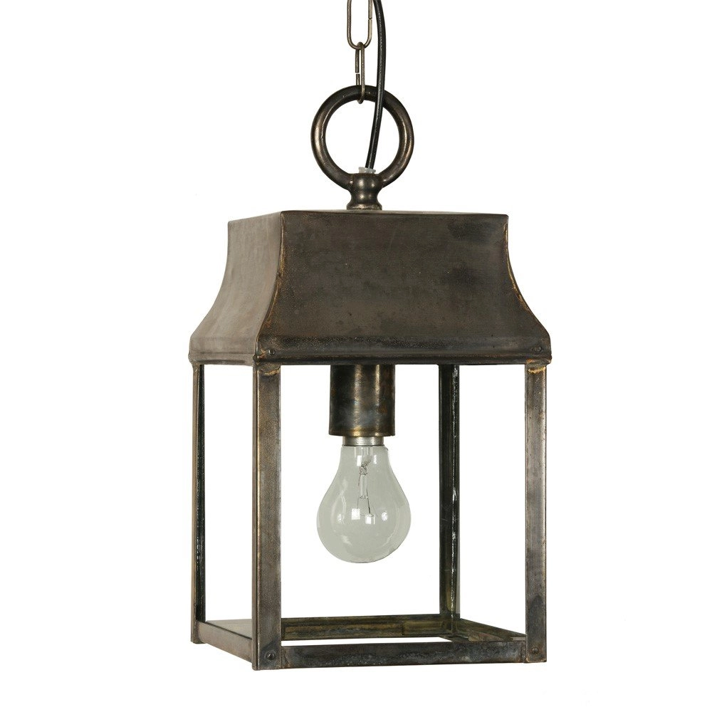 Lampe suspendue rurale Strathmore S cuivre antique (ant) Limehouse