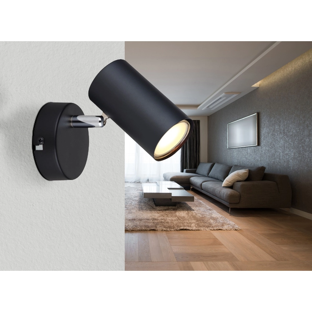 Lampe murale Allvi Noir Globo 9007371457755