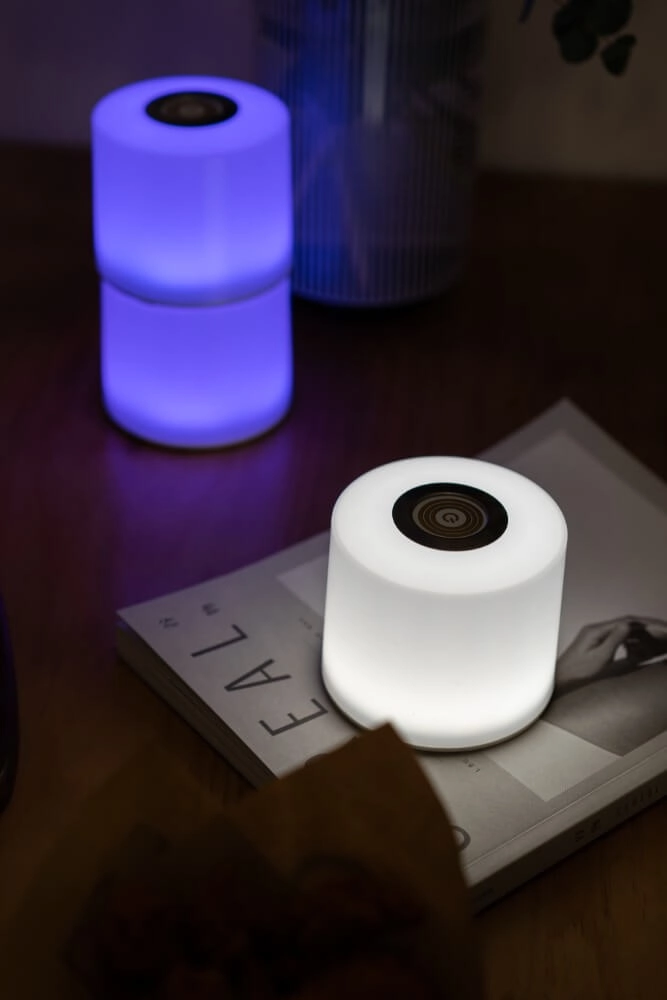Lampe de table Noma duo intelligent blanc Lutec 6939412088549