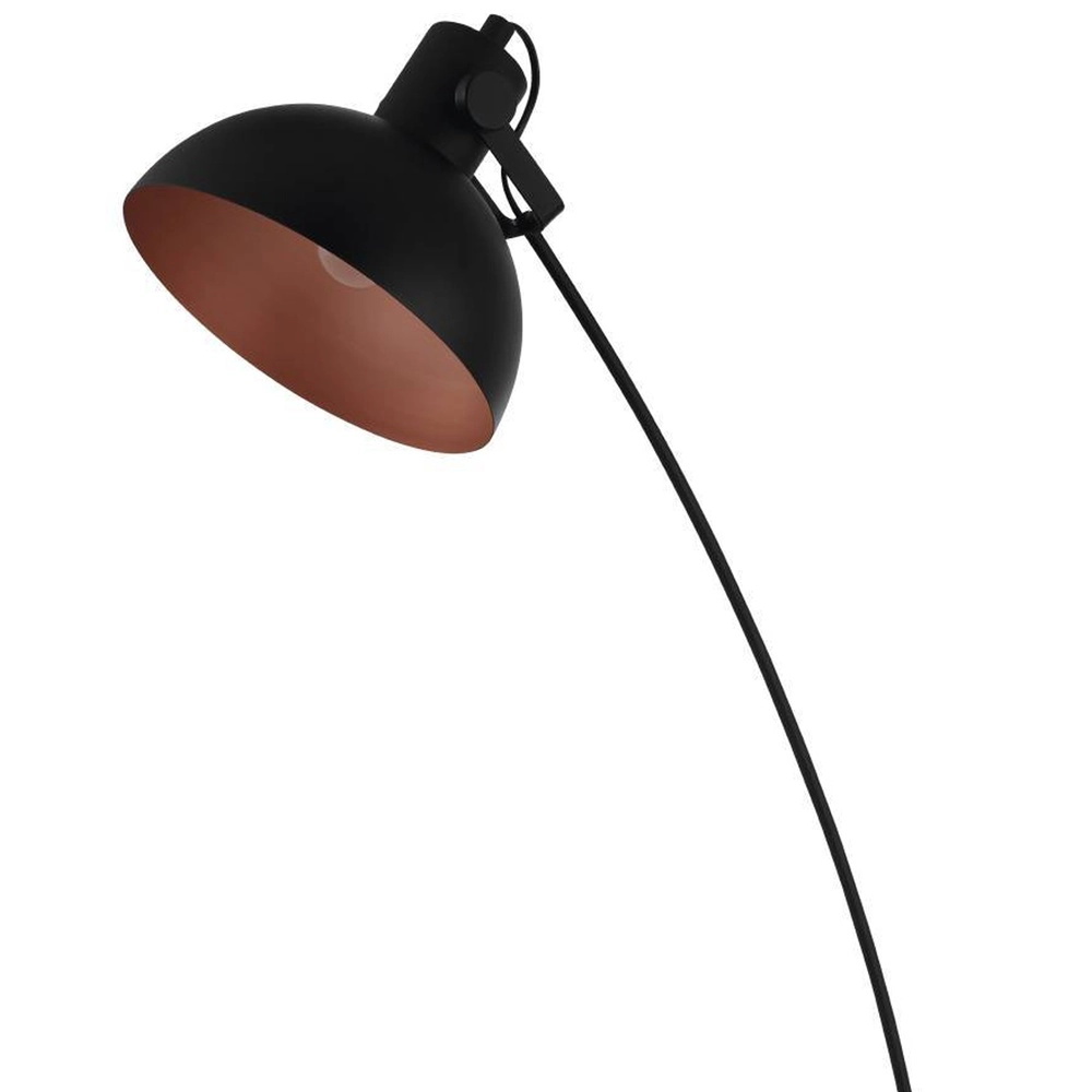 Lampe à arc noir Jaafra Réglable Eglo 9002759338572