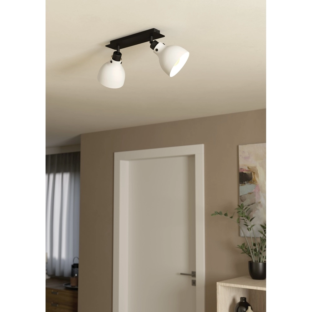 Lampe de plafond grise Matlock 2x E27 - conception Eglo 9002759438289