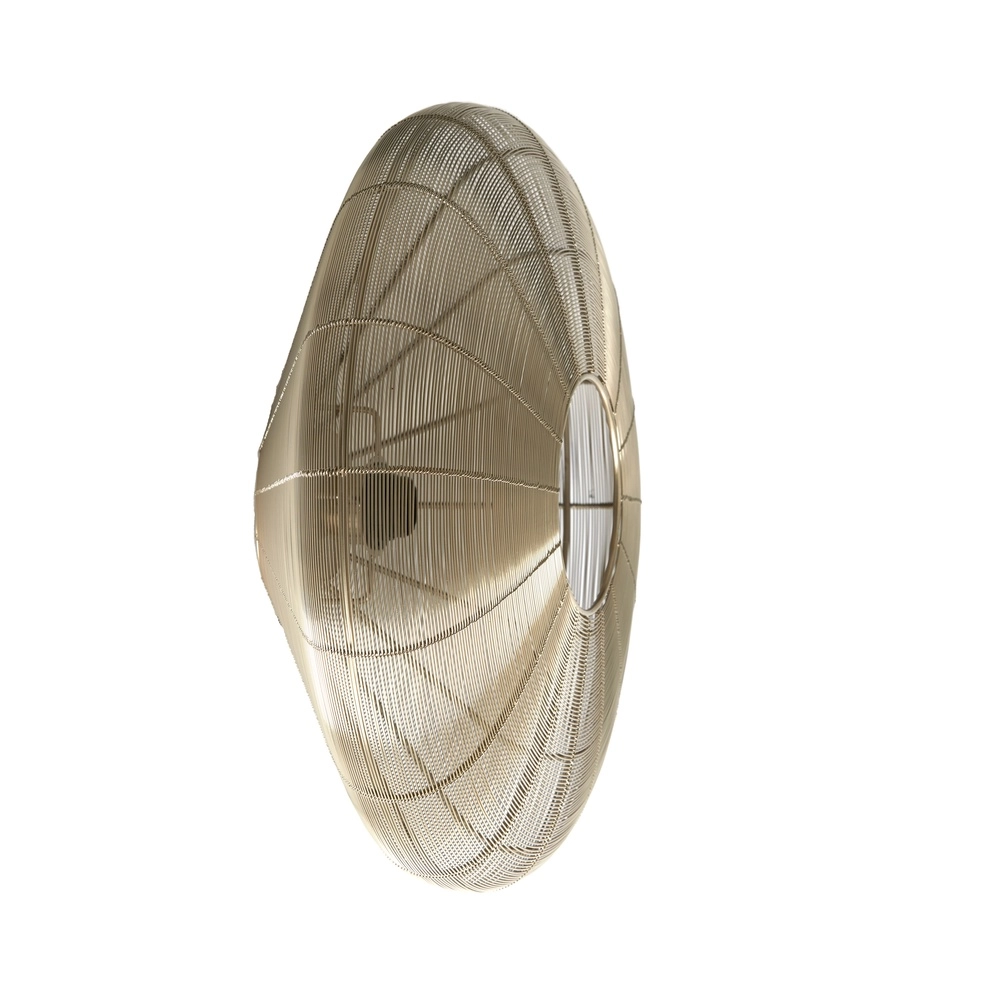 Lampe de plafond en métal Bahoto Ø 51cm - or clair Light & Living 8717807706074