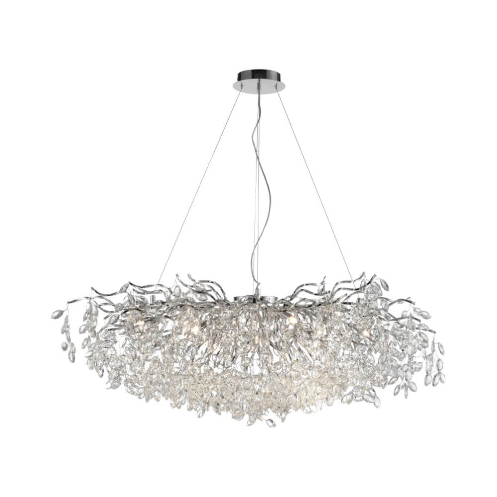 Lustre Ricicle 120 cm chromé Paul Neuhaus 4012248382080