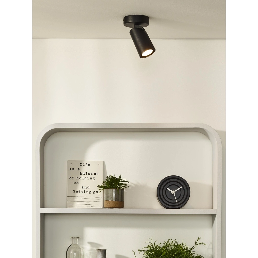 Projecteur de plafond Xyrus Noir Lucide 5411212234179