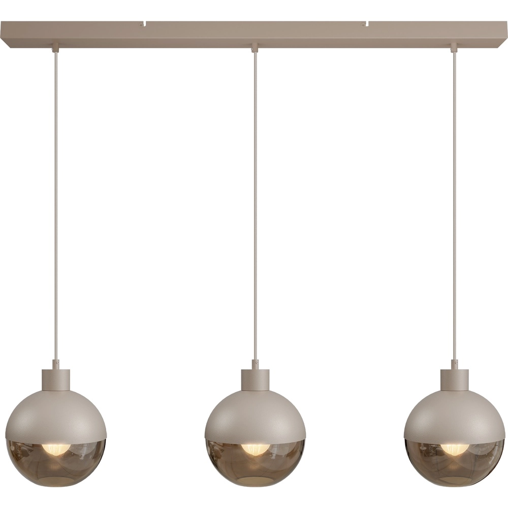 Lampe pendante à 3 lampes Opera Terra beige
