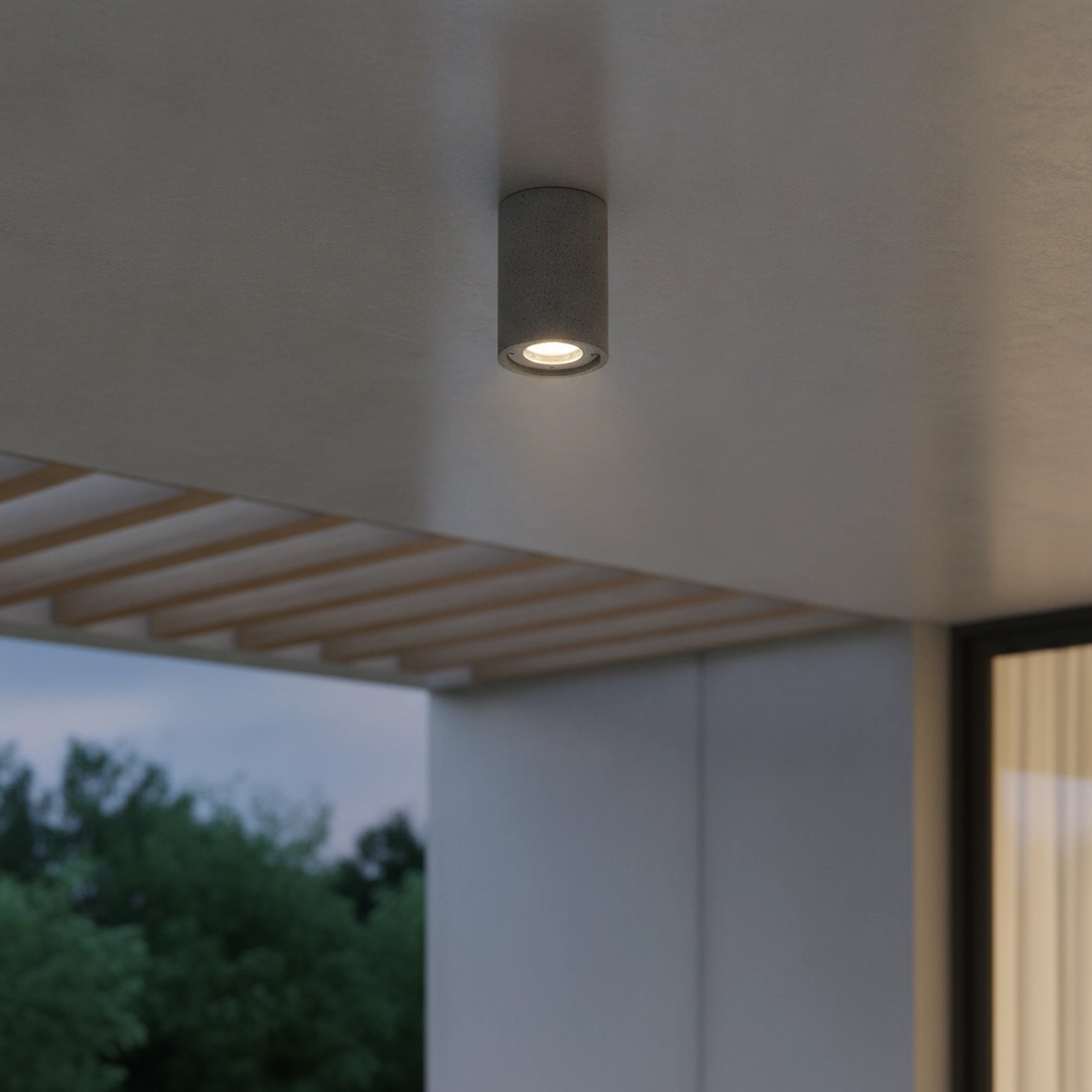 Spot de plafond Par Béton noir