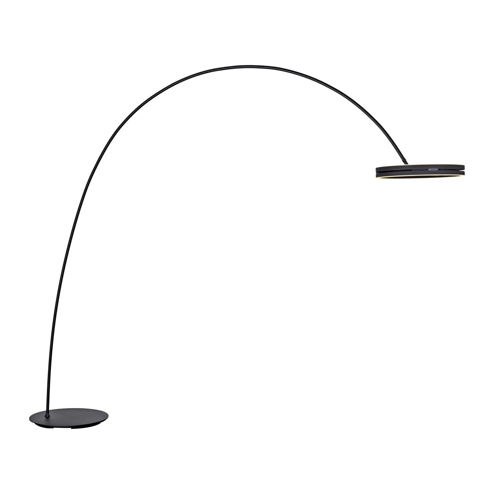 Lampe à arc élégante Pure Loop-Bow Ajustable - Black Pearl Paul Neuhaus 4012248397152