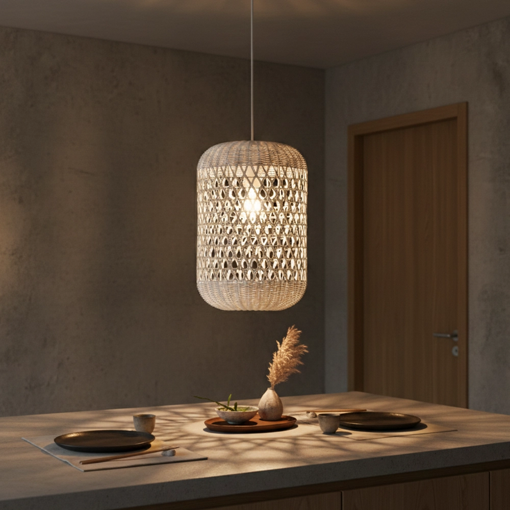 Suspension Aurora Ø 24,5cm blanc