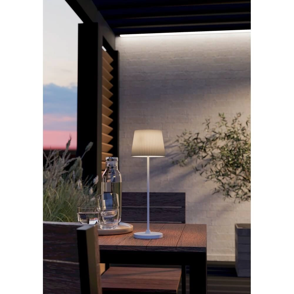 Lampe de table Leonero blanc avec vert Eglo 9002759759339