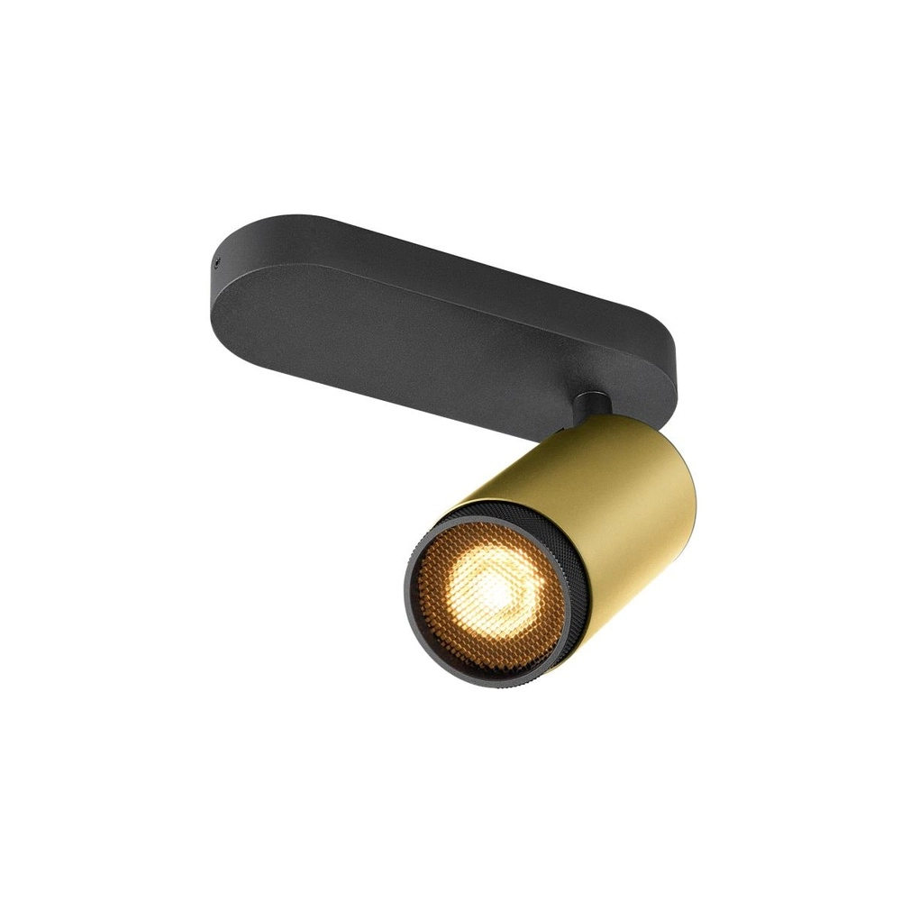 Spot monté en surface Grip! L Or avec anneau noir
