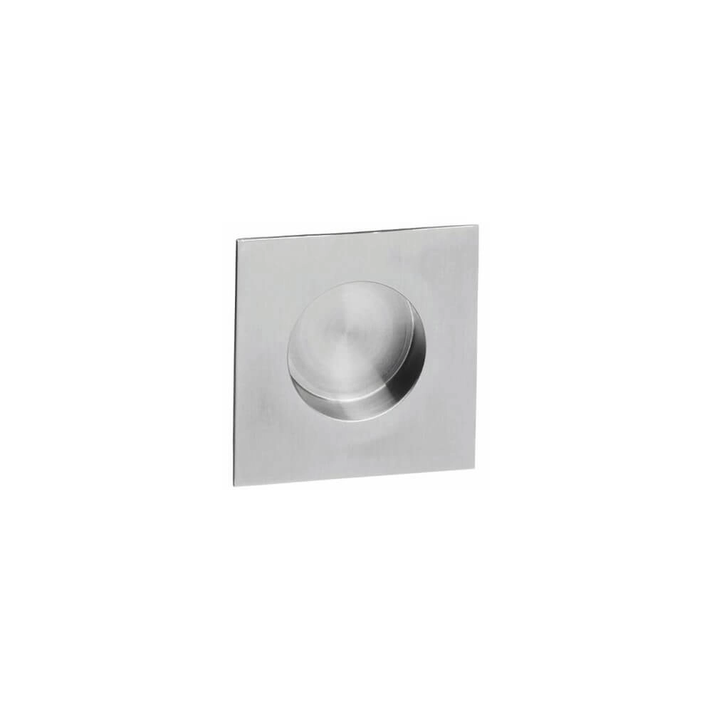 Poignée de porte coulissante carrée Alvro Acier inoxydable 8,5 cm
