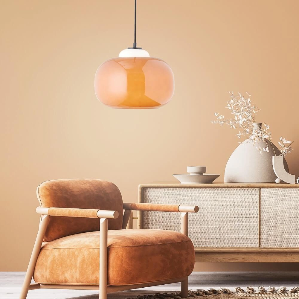 Lampe suspendue Blop Orange Brilliant 4004353413346