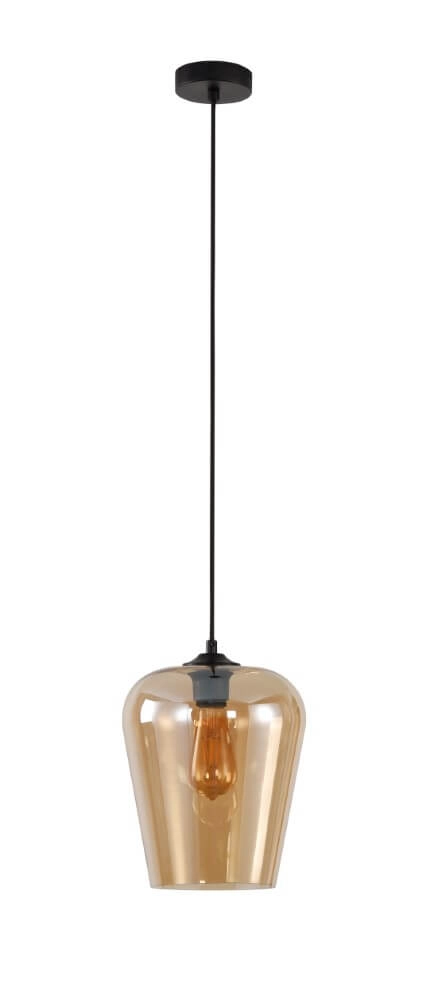 Lampe suspendue Tombo ambre Ø 23cm Artdelight 8719831737635