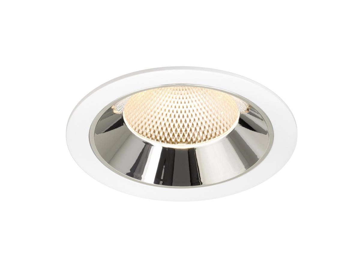 Spot encastré Numinos XL blanc/chrome 2700K - 40 deg