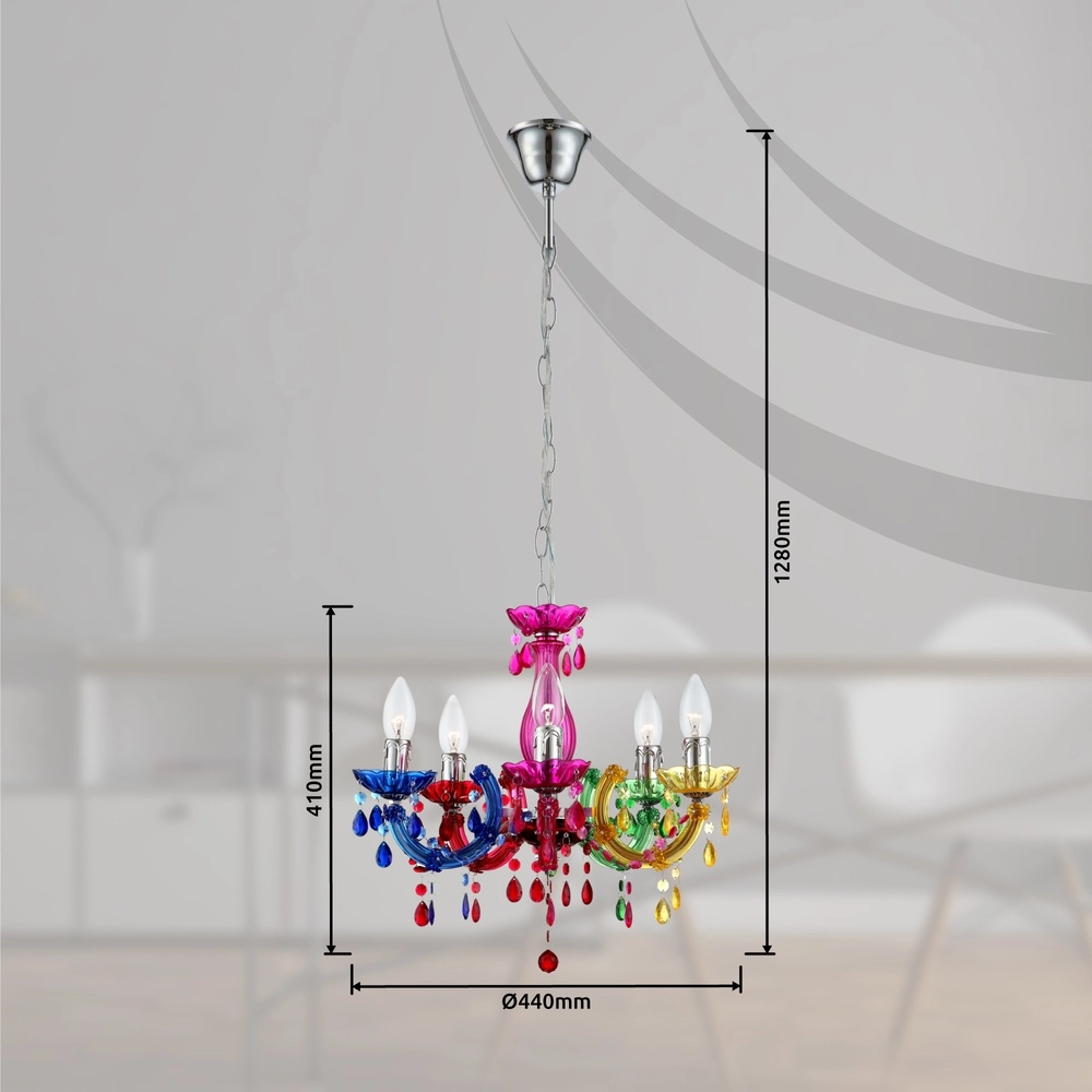 Chandelier Cuimbra Ii Coloré Globo 9007371259755