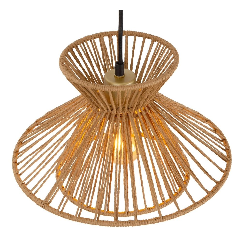 Lampe suspendue Tasman Rotin à 3 lumières Lucide 5411212105998