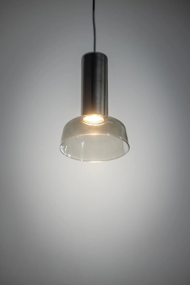 Lampe suspendue Beal verre fumé Ø 18cm ETH 8720195308256