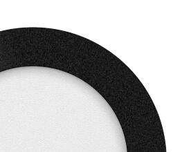 Plafonnier LED Anne 10w - 2700K - Ø17cm noir ETH 8720195301592