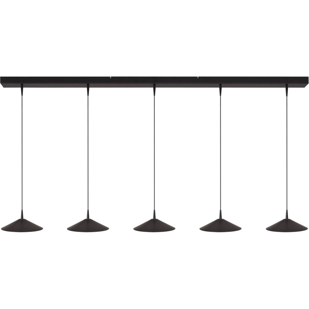 Lampe suspendue à 5 lumières Ceppo noir Ø 22cm