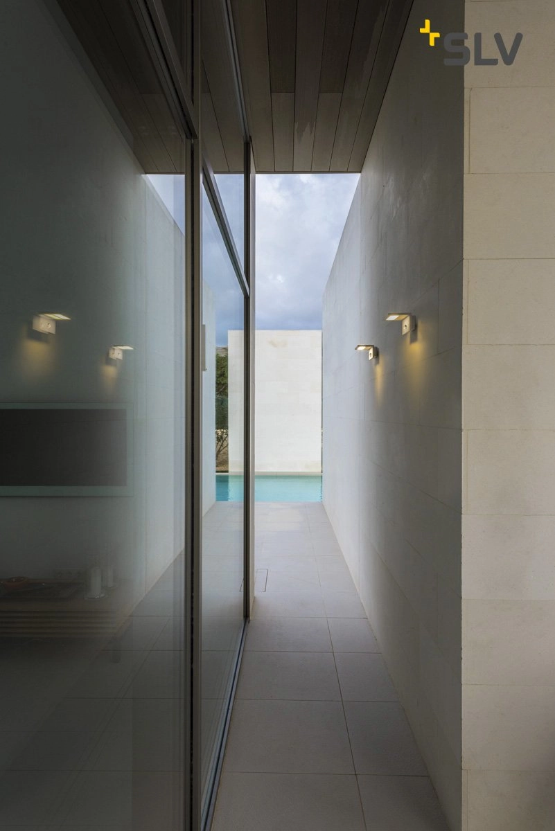 Applique murale Led Sensor avec détecteur de mouvement blanc SLV 4024163221993