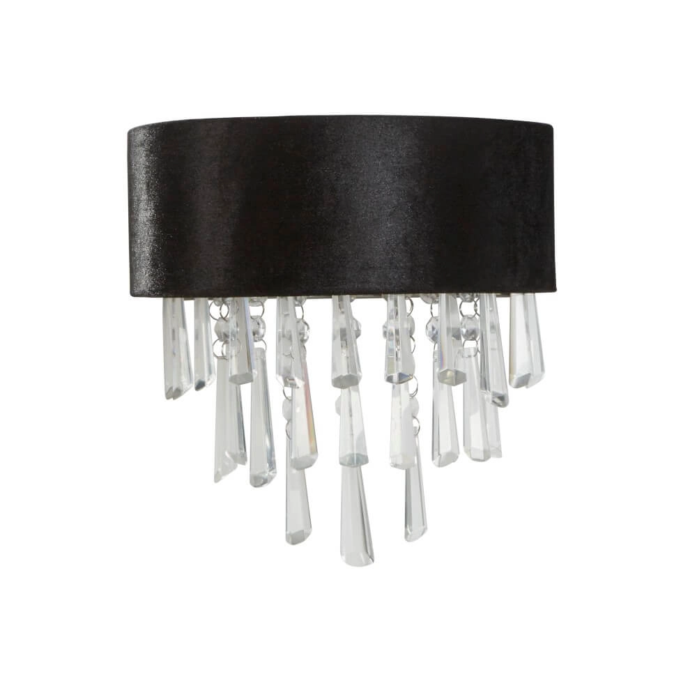 Applique Glamour noir avec chrome Applique Glamour noir avec chrome