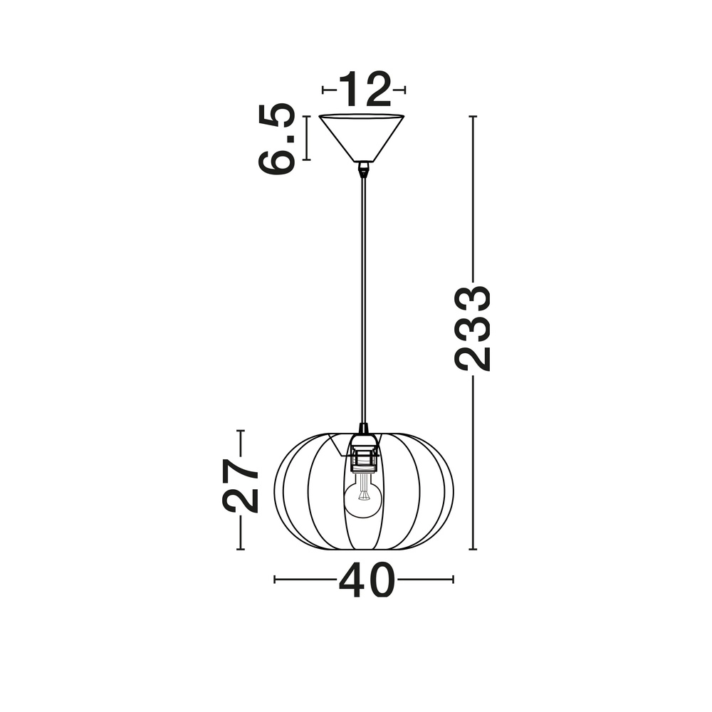 Lampe suspendue Delina Blanc Lyora 5212017487971