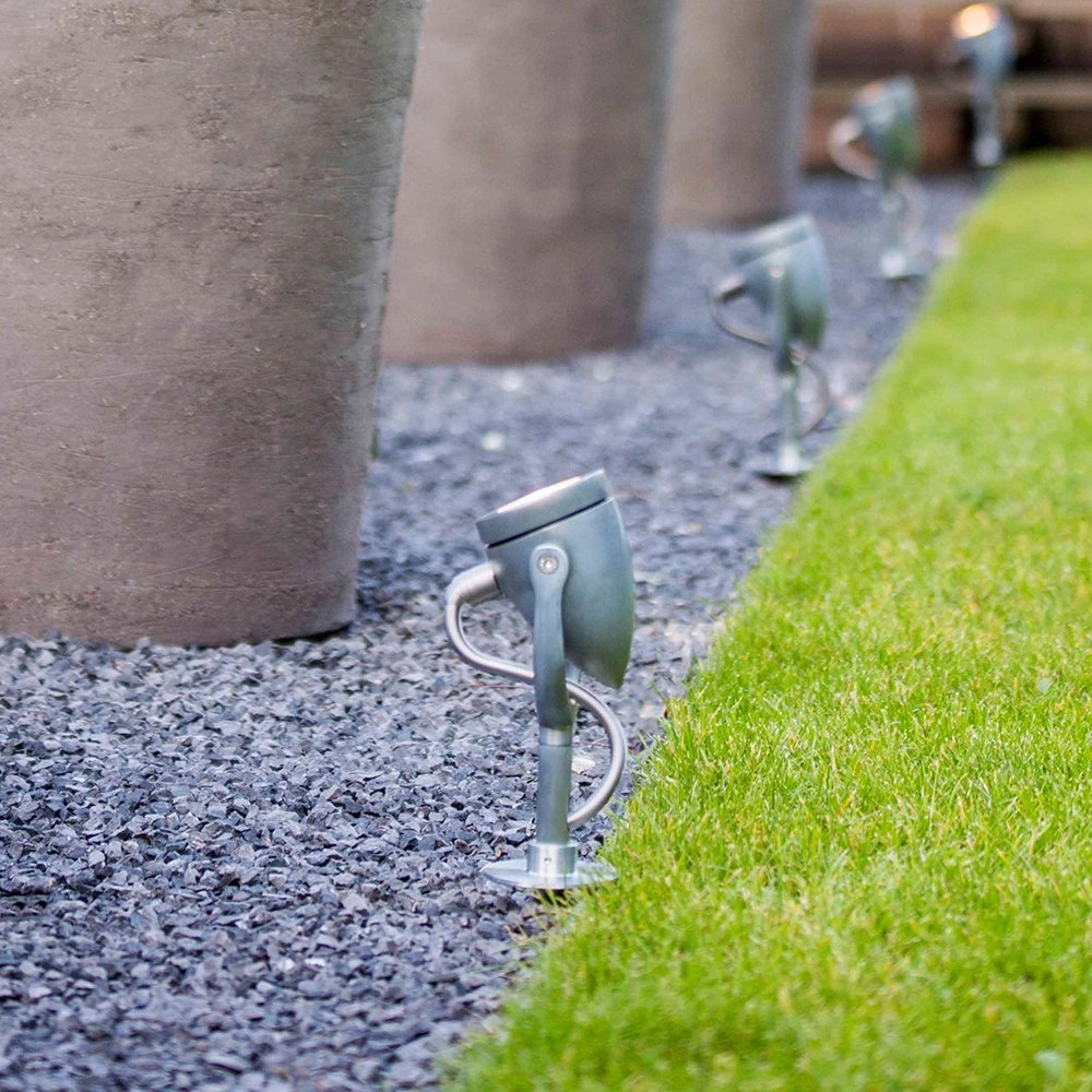 Spot de jardin LED Bullet Metal Rural Royal Botania