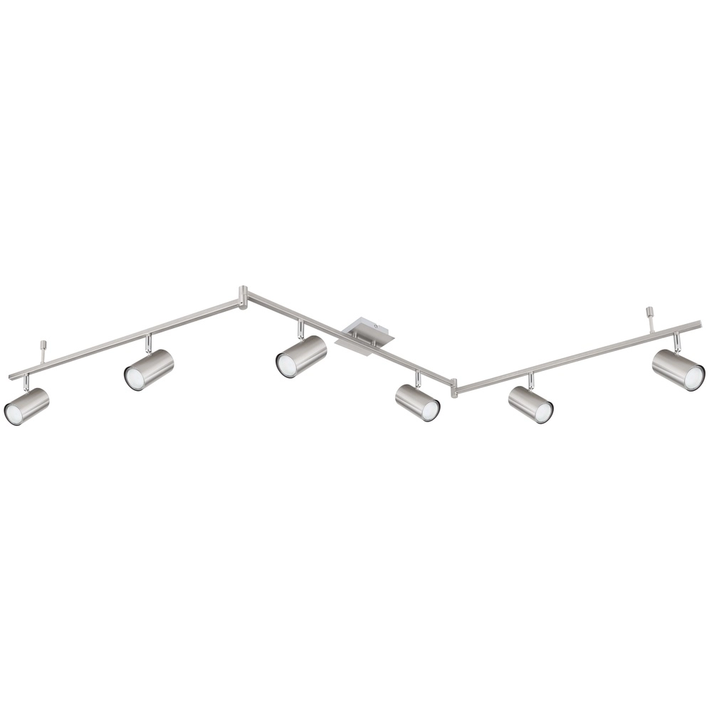 Lampe de plafond Robby Nickel 6-léger Globo 9007371425853