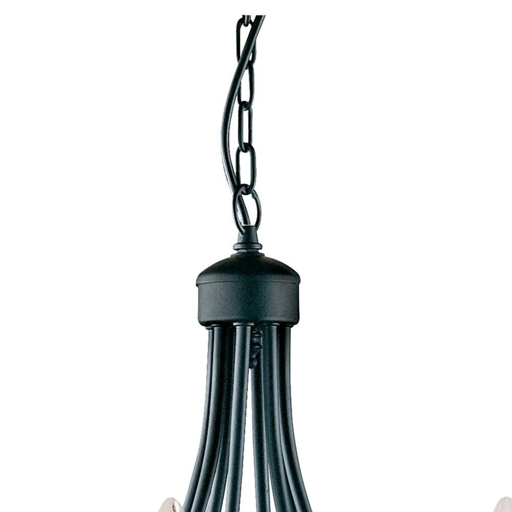 Lustre noir Maypole 8 lumières Searchlight 5013874221056