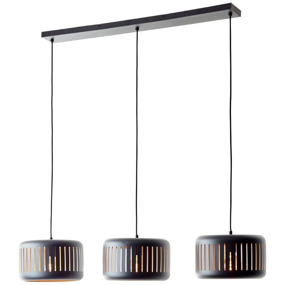 Lampe suspendue pour table à manger Tyas 3 casquettes Brilliant 4004353411472