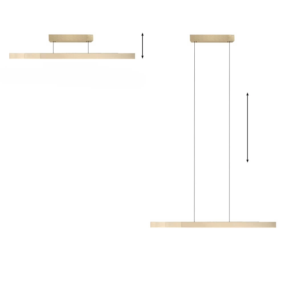 Lampe suspendue design Pure Moto-Rise laiton Paul Neuhaus 4012248371626