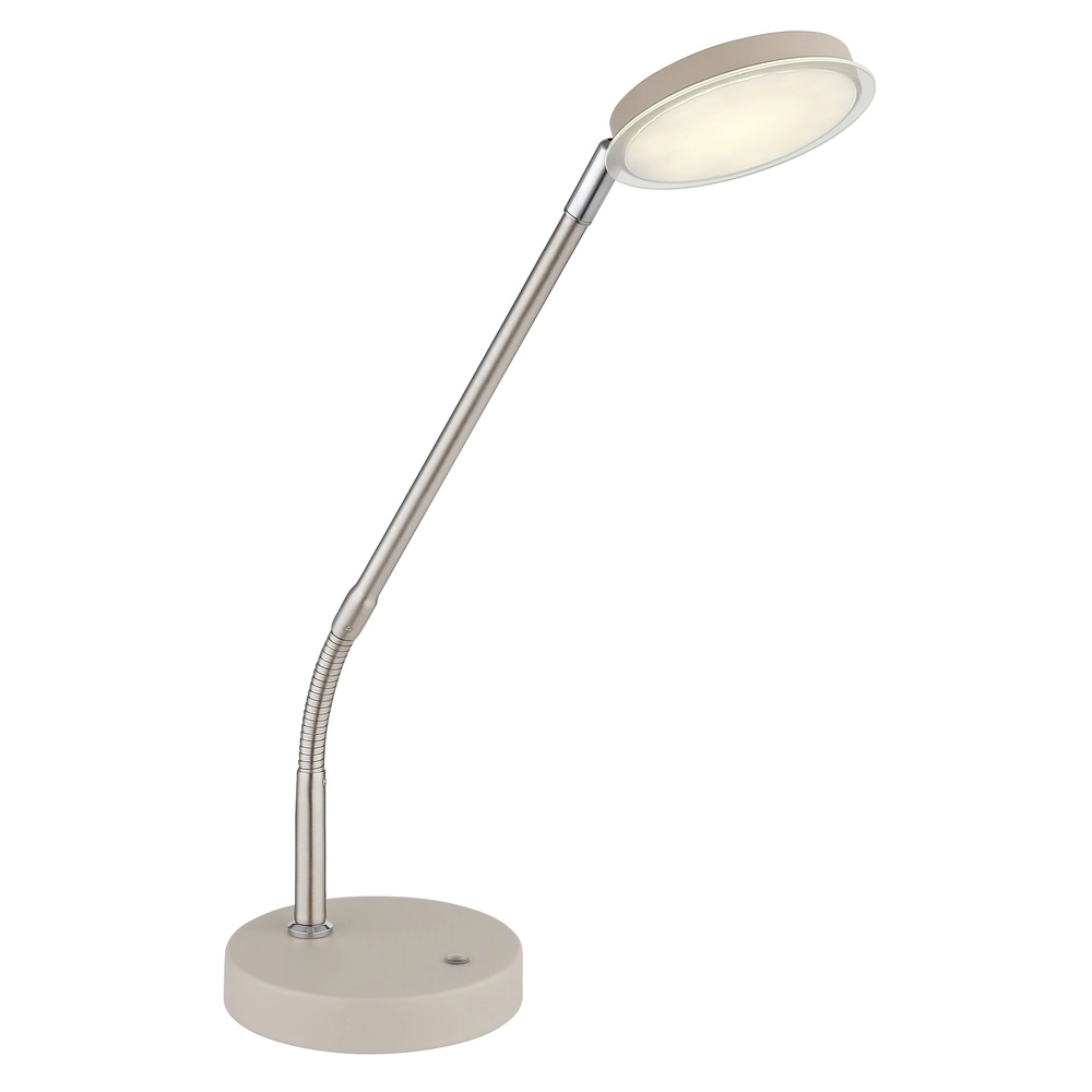 Lampe de bureau Silvio brun sable Globo 9007371593033