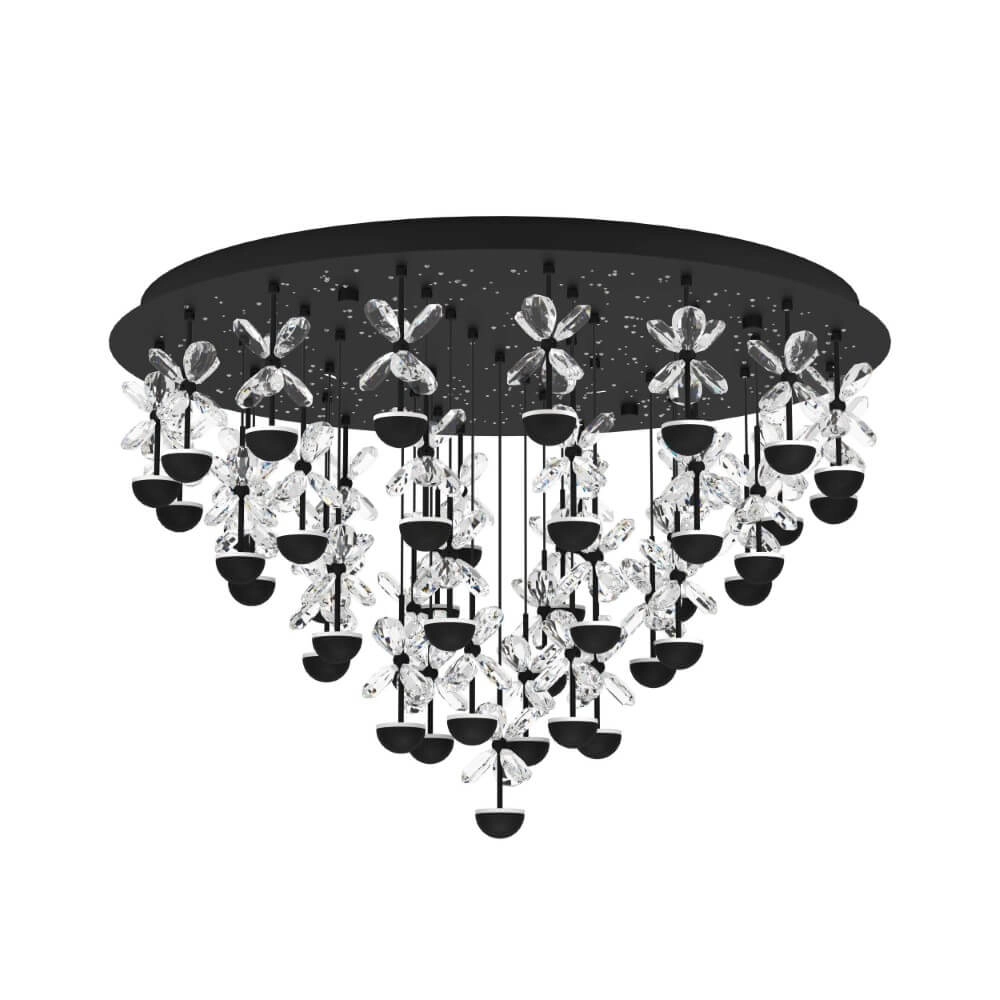 Plafonnier noir Pianopoli 2 Ø78cm Stars of Light 9008606270200