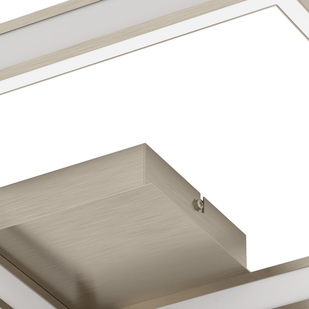 Plafonnier LED Altaflor Acier inoxydable Eglo 9002759997847