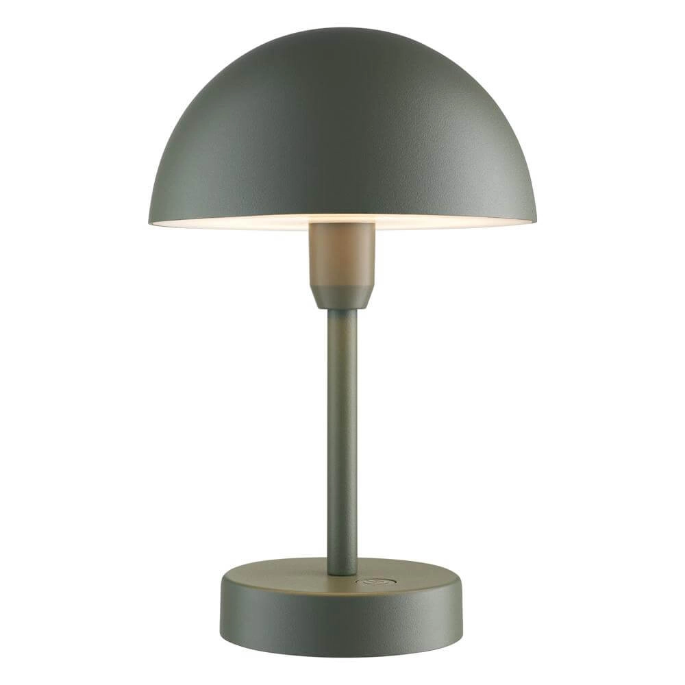 Lampe de table rechargeable Ellen vert Lampe de table rechargeable Ellen vert