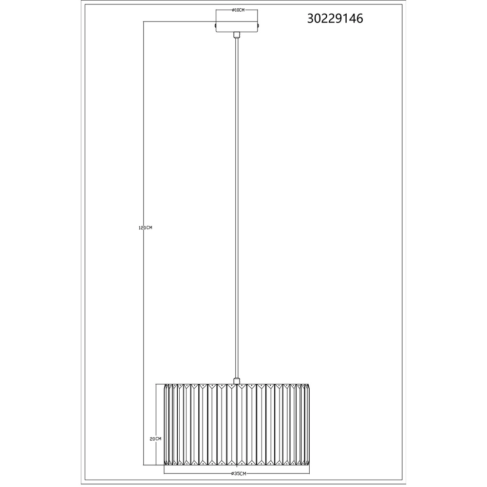 Lampe suspendue Run bois Ø 35cm Globo 9007371513963