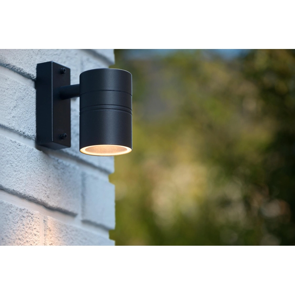 Projecteur mural Arne-Led Down Black Lucide 5411212143891