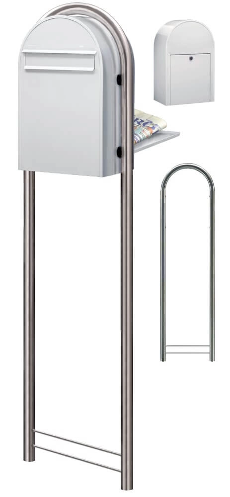 Boites aux lettres Classic B 9016 Blanc Bobi 6417237006073