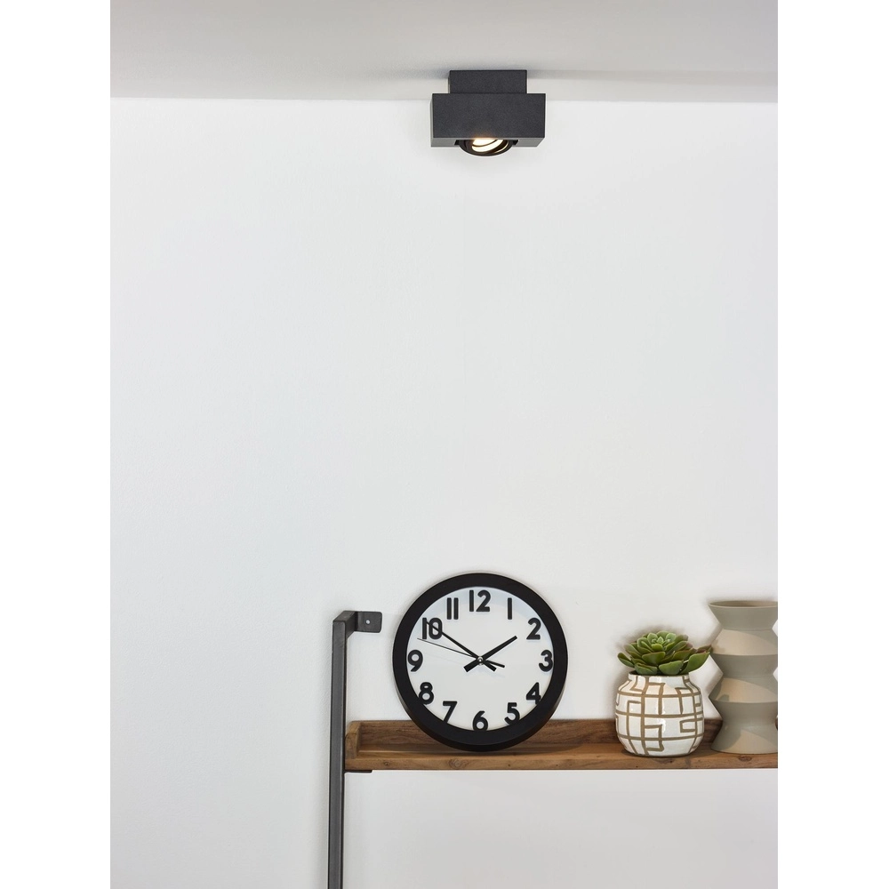Projecteur de plafond Xirax Noir Lucide 5411212092281