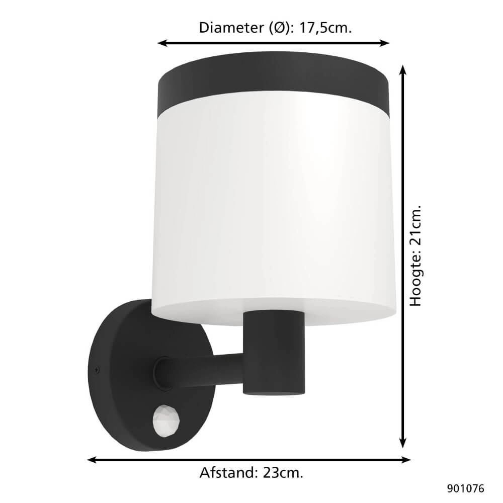 Applique solaire Pantete rond Ø 17,5cm Eglo 9008606298037