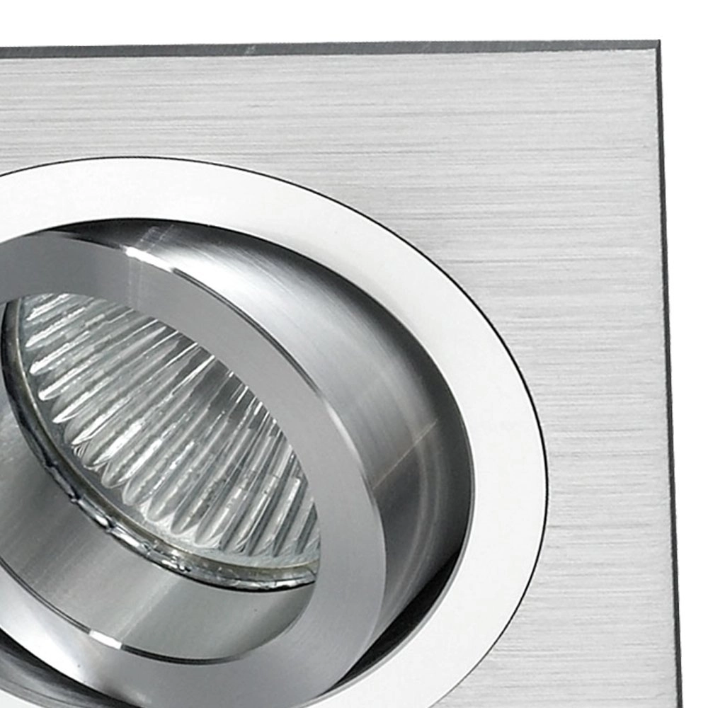 Spot de plafond Di Moda Square gris métal orientable Masterlight 8718121015132